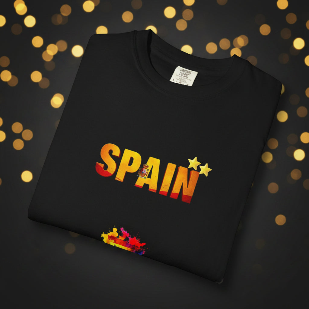 Spain Graphic T-Shirt — Peace message