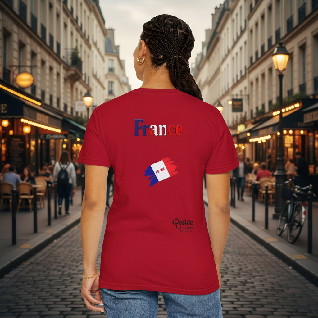 France Flag Heart T-Shirt