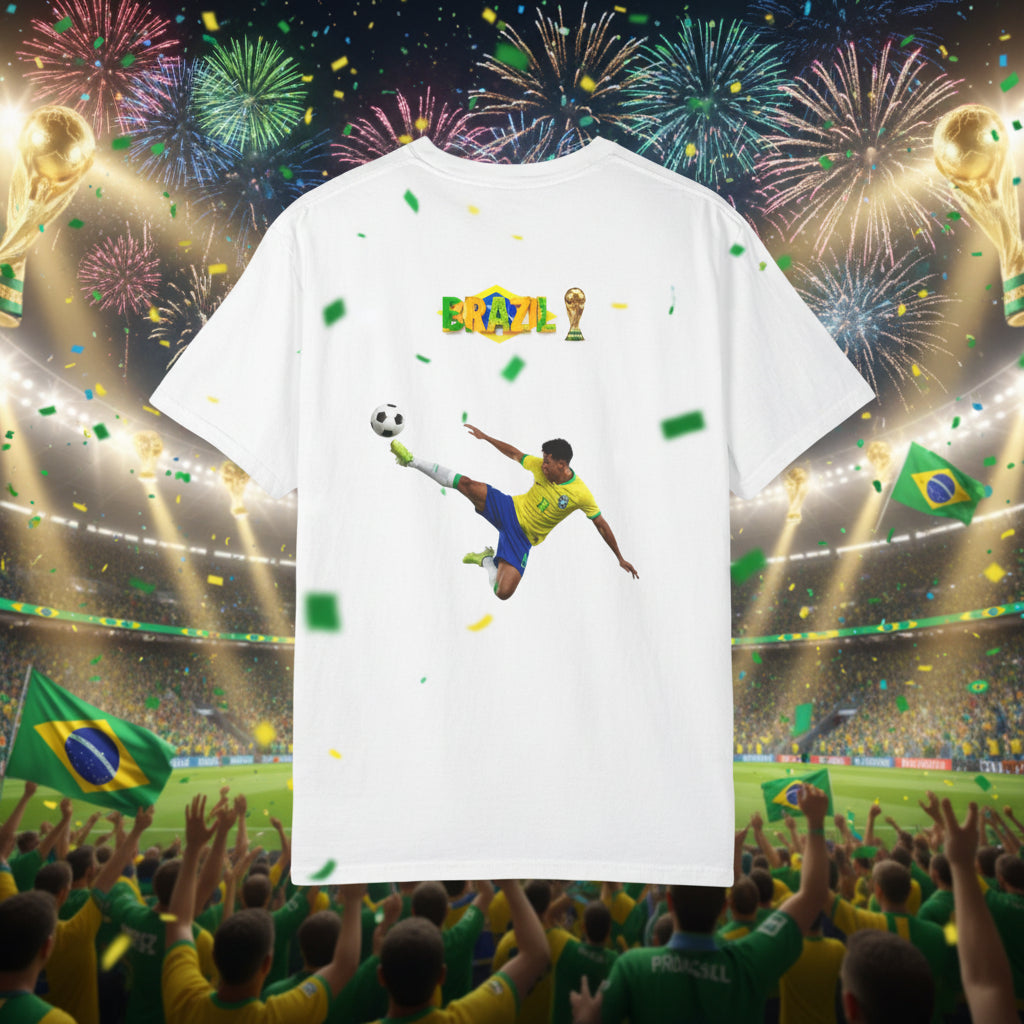 Brazil T-Shirt 100%  Cotton