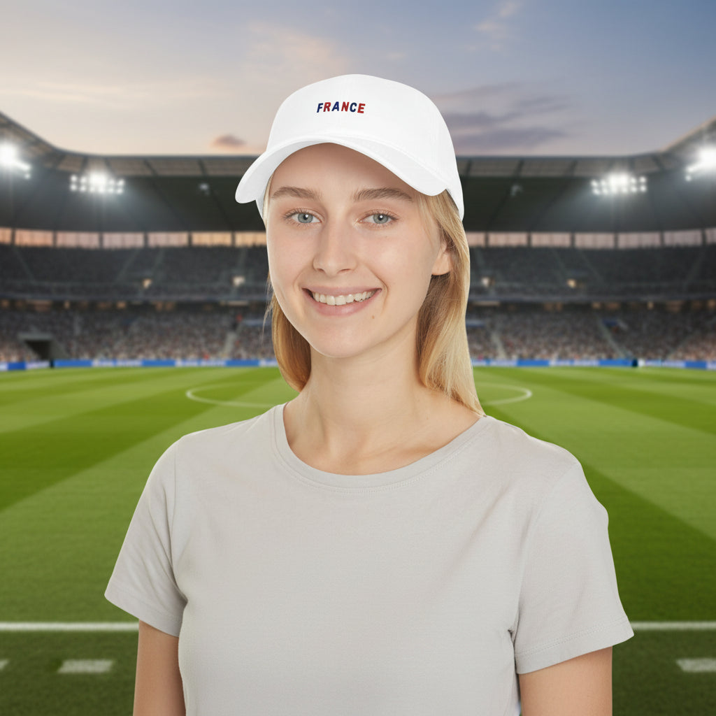 France Soccer Flag Baseball Cap