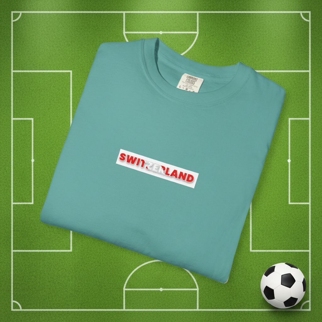 Switzerland Soccer T-Shirt 100% Cotton