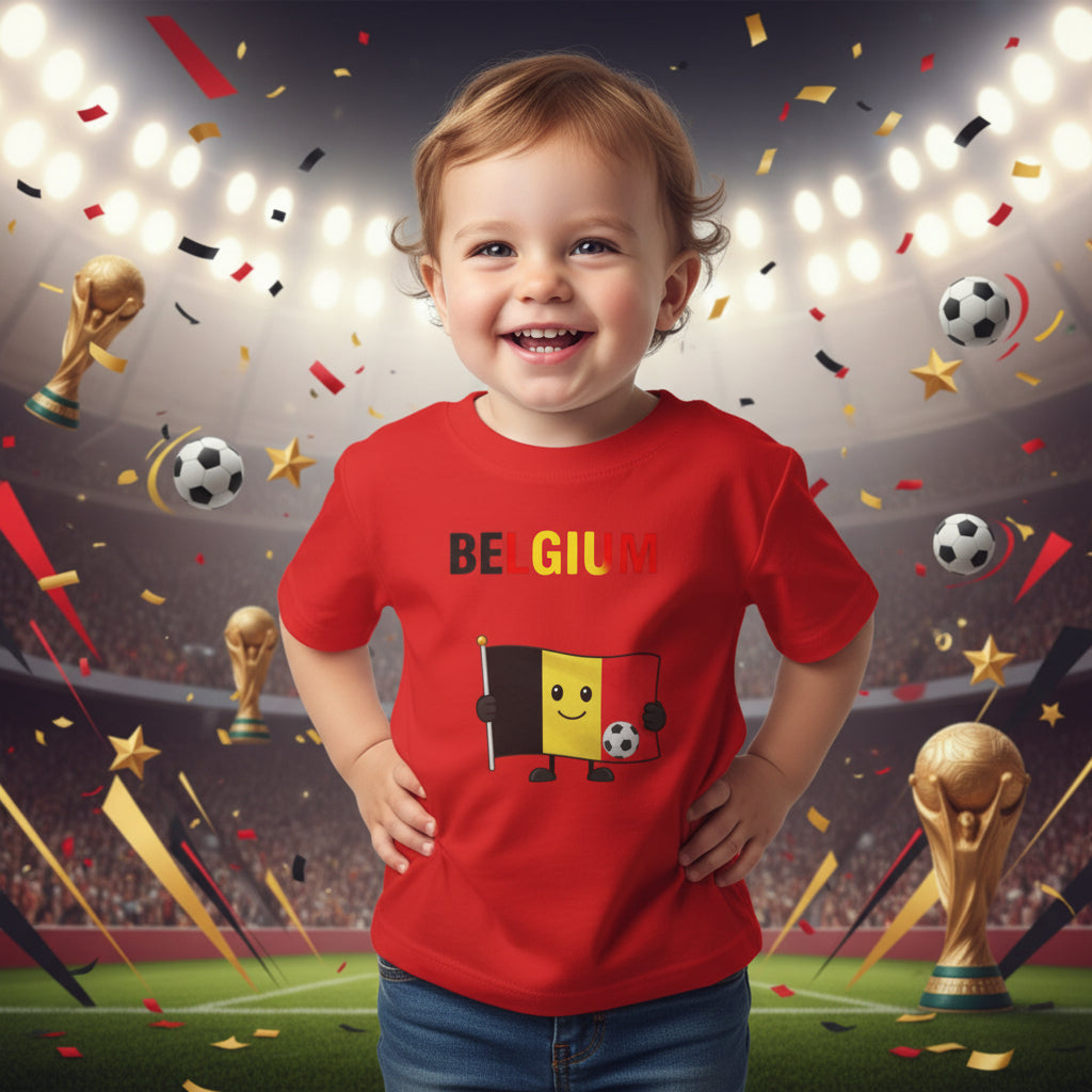 Belgium Soccer Toddler T‑Shirt