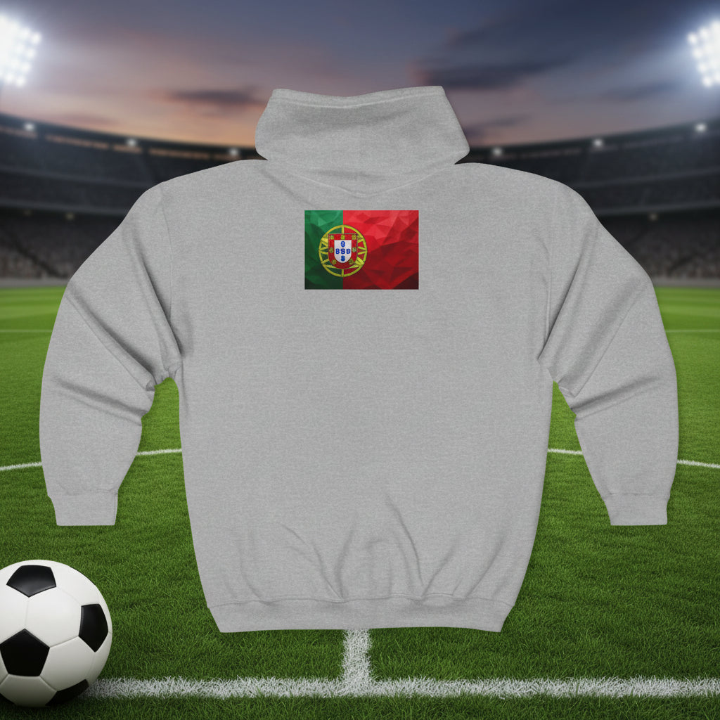 Portugal World Cup 2026 Soccer Zip Hoodie