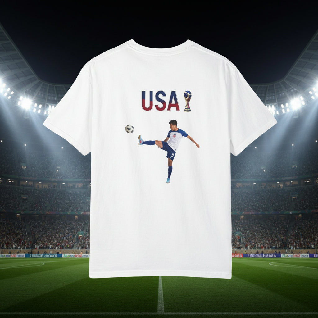 U.S.A Soccer 100%  Cotton