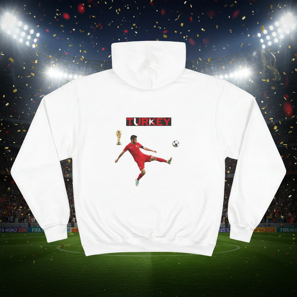 Türkiye World Cup 2026 Soccer Zip Hoodie