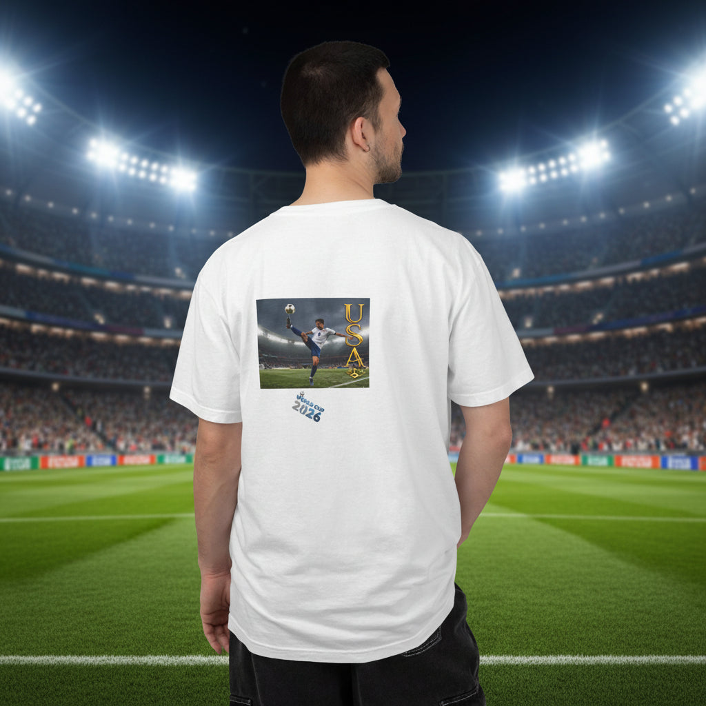USA world cup  2026 Soccer 100%  Cotton