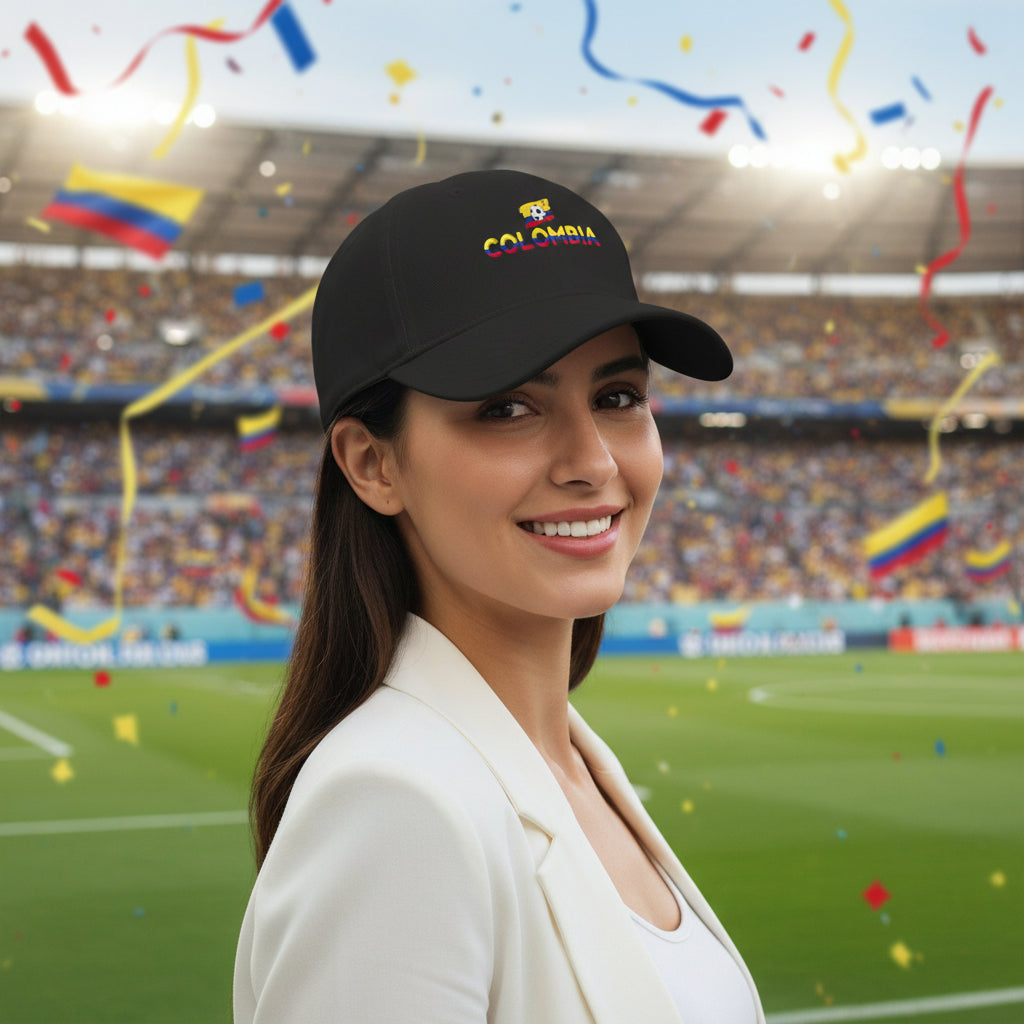 Colombia Soccer Baseball Cap