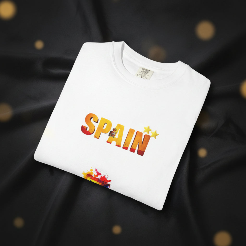 Spain Graphic T-Shirt — Peace message