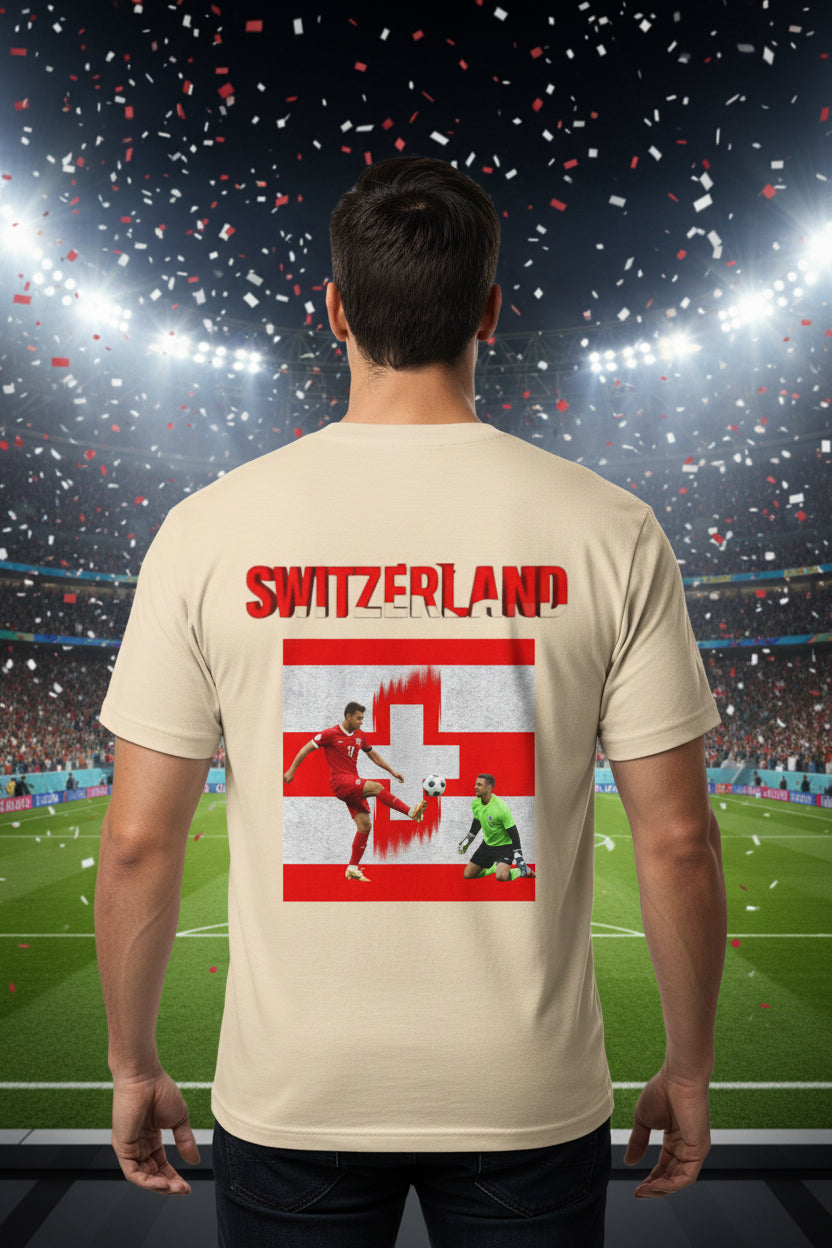 Switzerland Soccer T‑Shirt