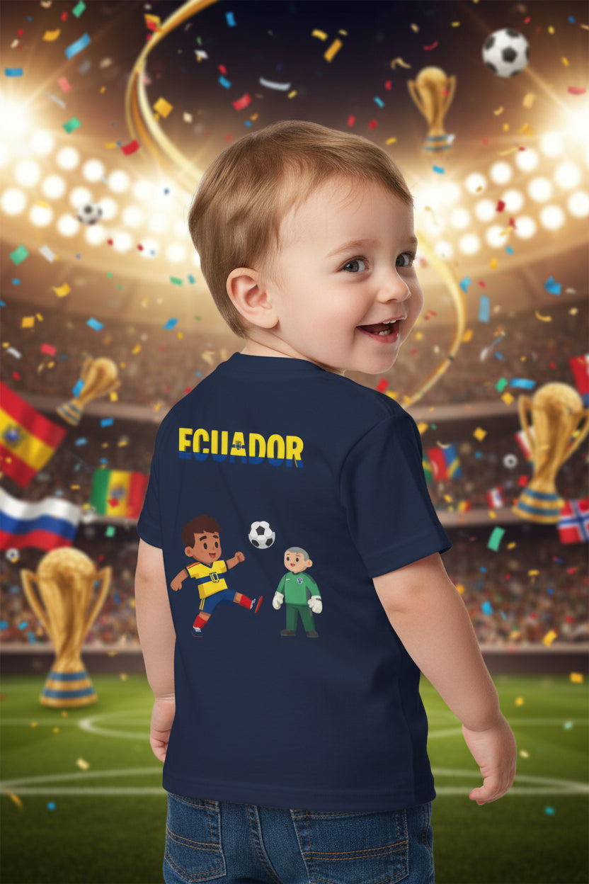 Ecuador Soccer Toddler T‑Shirt