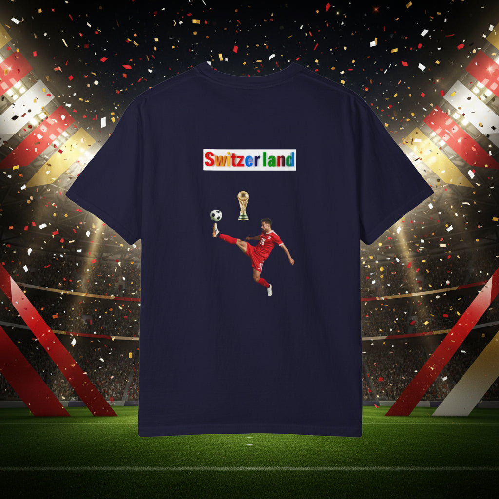 Switzerland World Cup 2026 Soccer 100%  Cotton