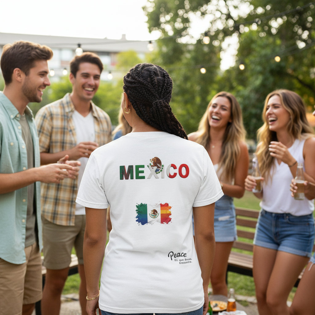 Mexico Flag T-Shirt — Peace