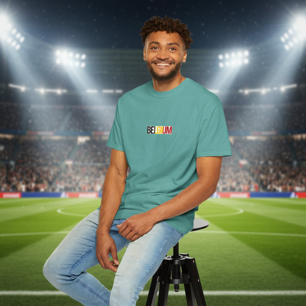 Belgium Soccer T-Shirt 100% Cotton