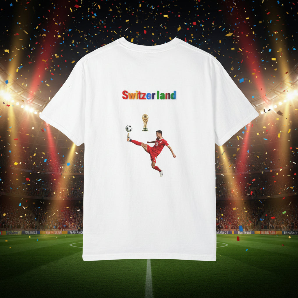Switzerland World Cup 2026 Soccer 100%  Cotton