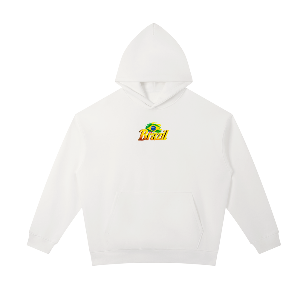 Brazil fans- Peace - Essential Heavyweight Hoodie