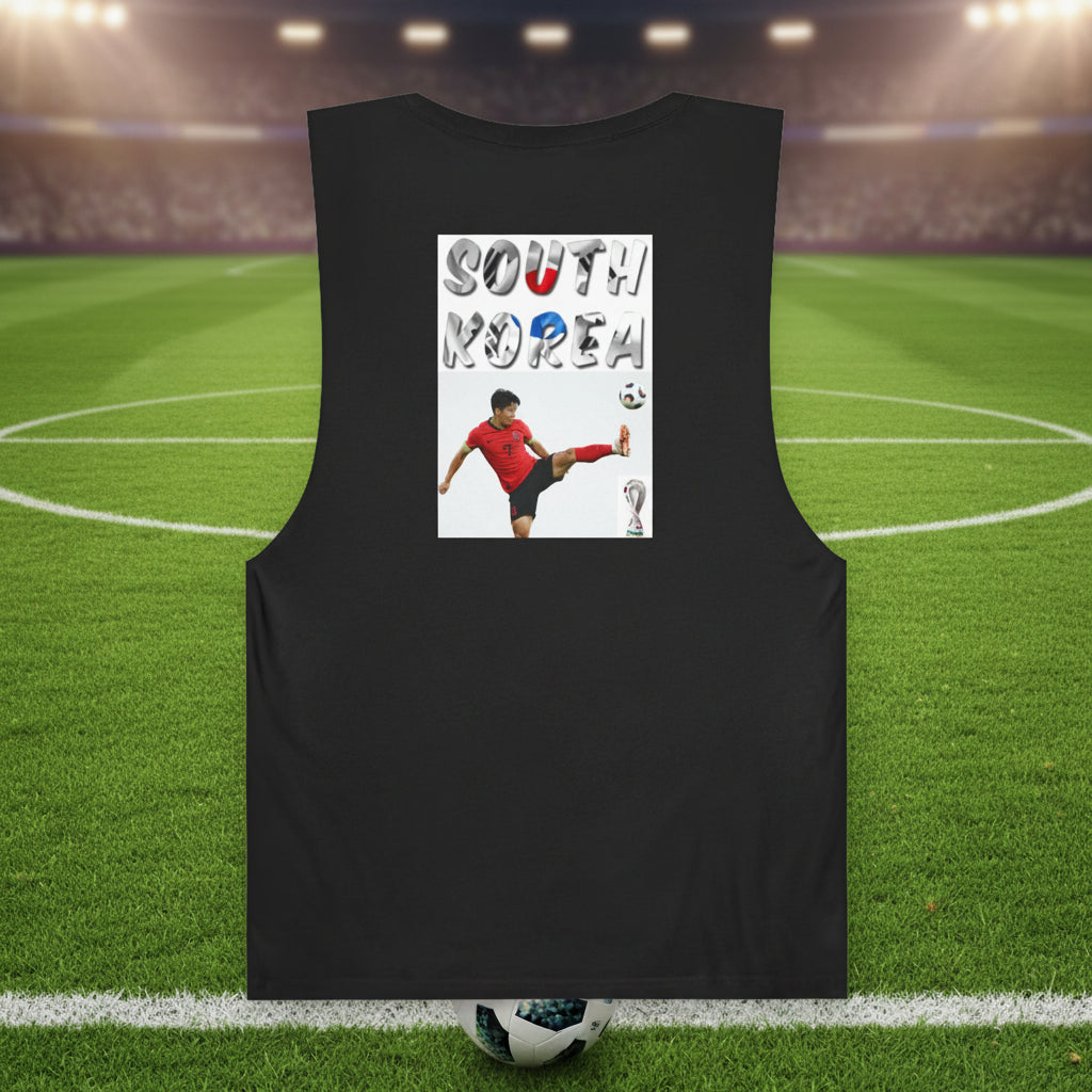 South Korea Soccer Tank Top 100%  Cotton