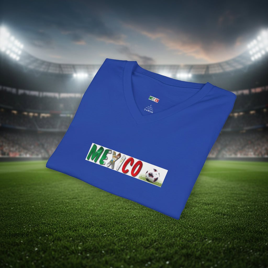Mexico Soccer V-Neck Tee