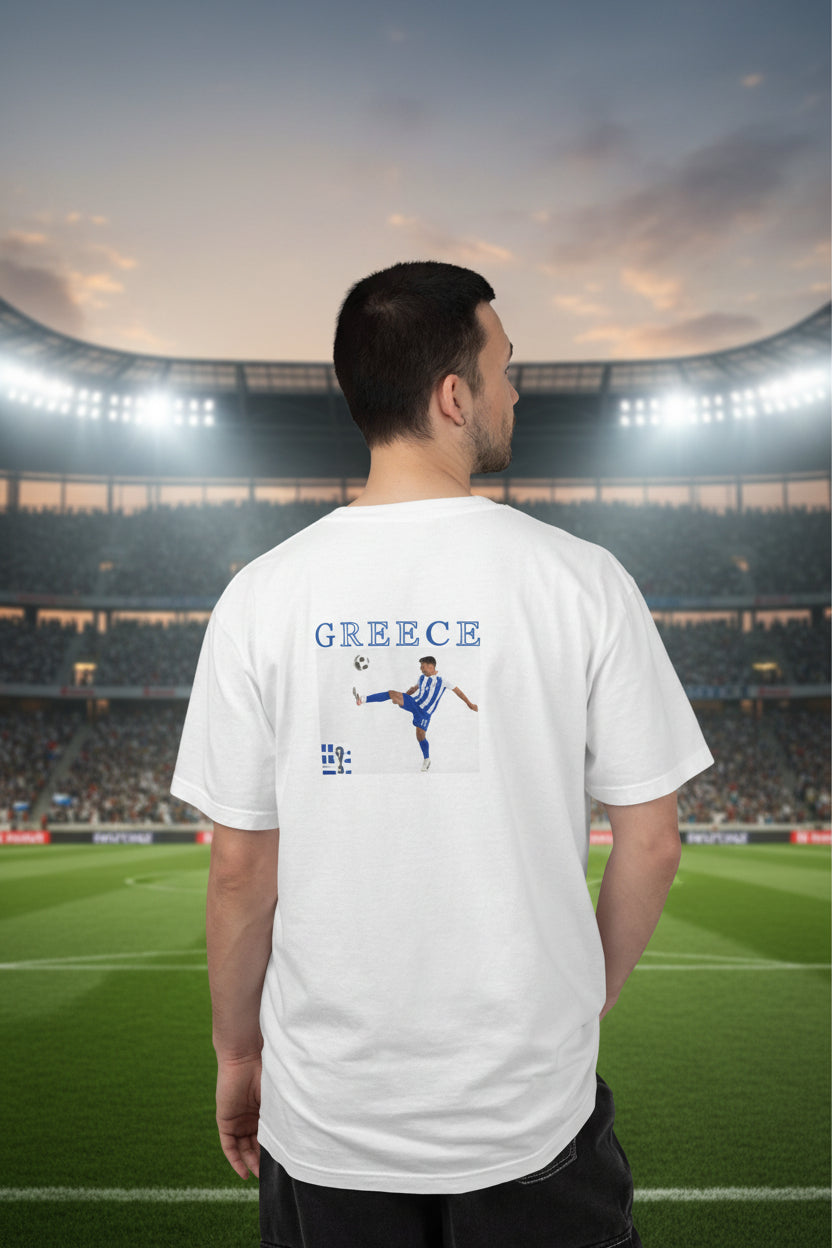 Greece T-Shirt 100% Ring-Spun Cotton