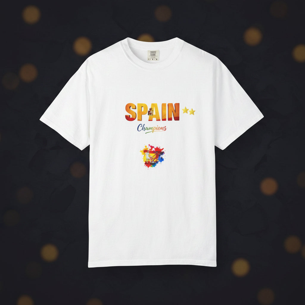 Spain Champions T-Shirt -Peace message