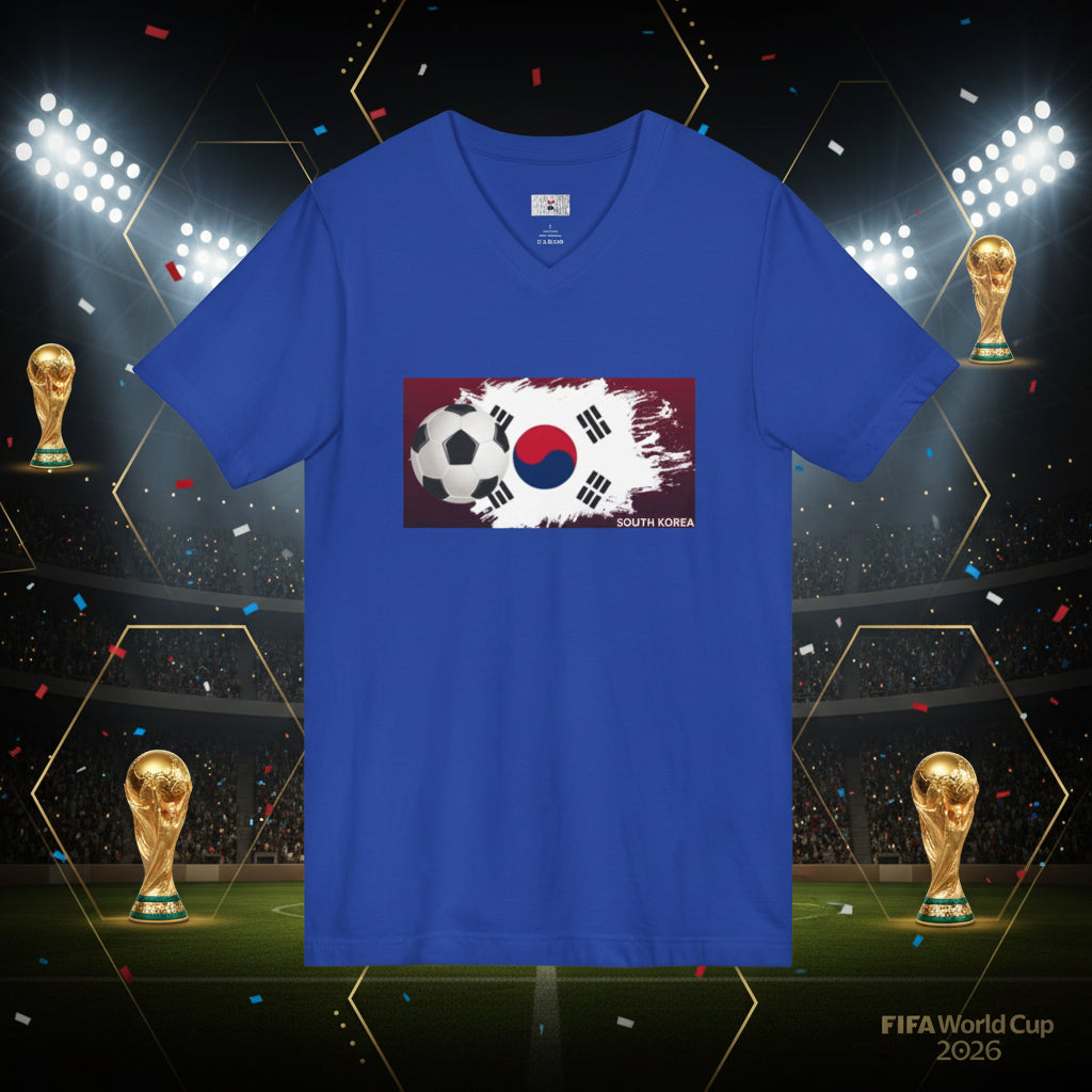South Korea Soccer V-Neck Tee