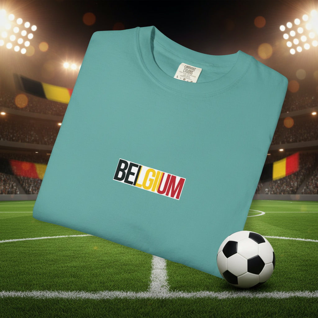 Belgium Soccer T-Shirt 100% Cotton