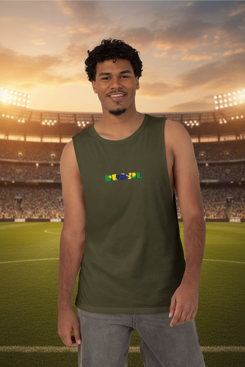 Brazil Flag Tank Top