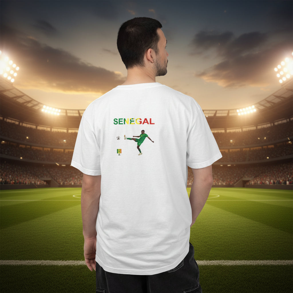 Senegal Soccer T-Shirt 100% Cotton