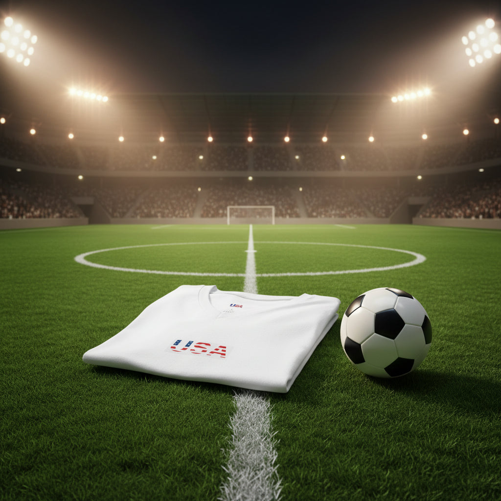 USA Soccer V-Neck Tee