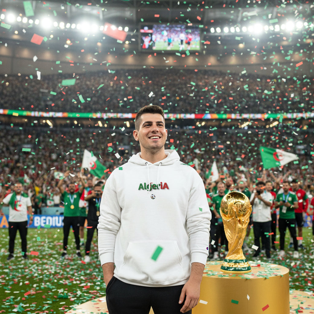 Algeria World Cup 2026 soccer Hoodie
