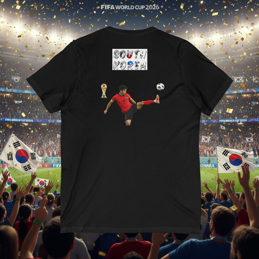 South Korea Soccer V-Neck Tee