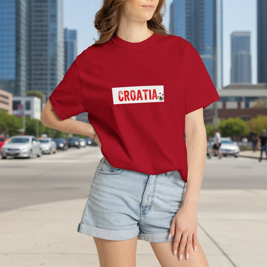 Croatia Soccer 100%  Cotton