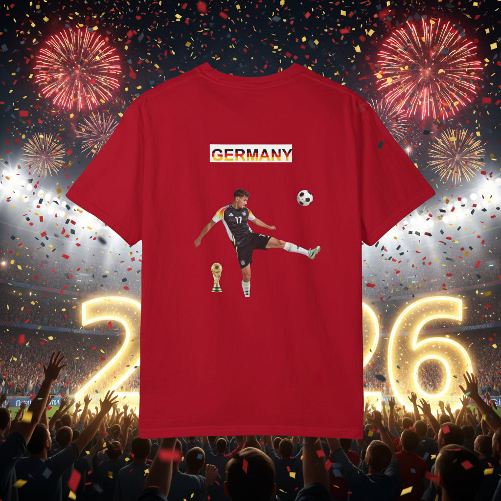 Germany World Cup 2026 Soccer 100%  Cotton