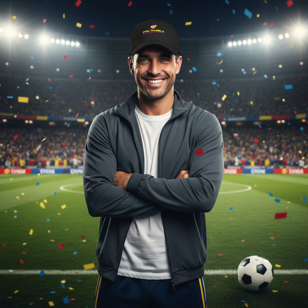 Colombia Soccer Baseball Cap