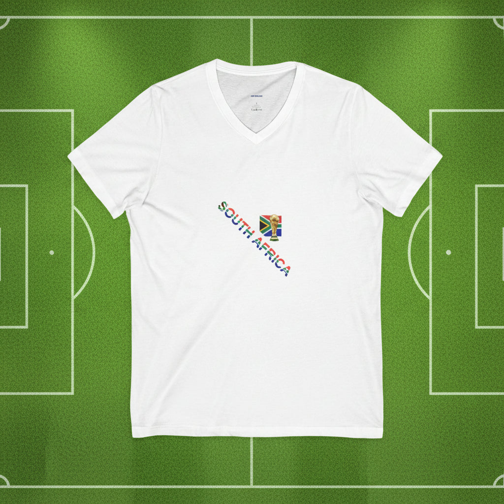 South Africa Soccer V-Neck Tee