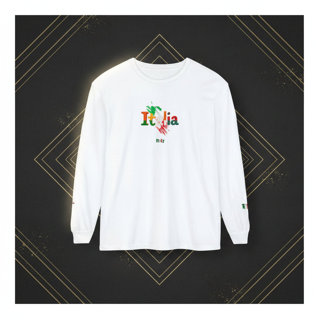 Italia Long Sleeve T-Shirt — Peace Message
