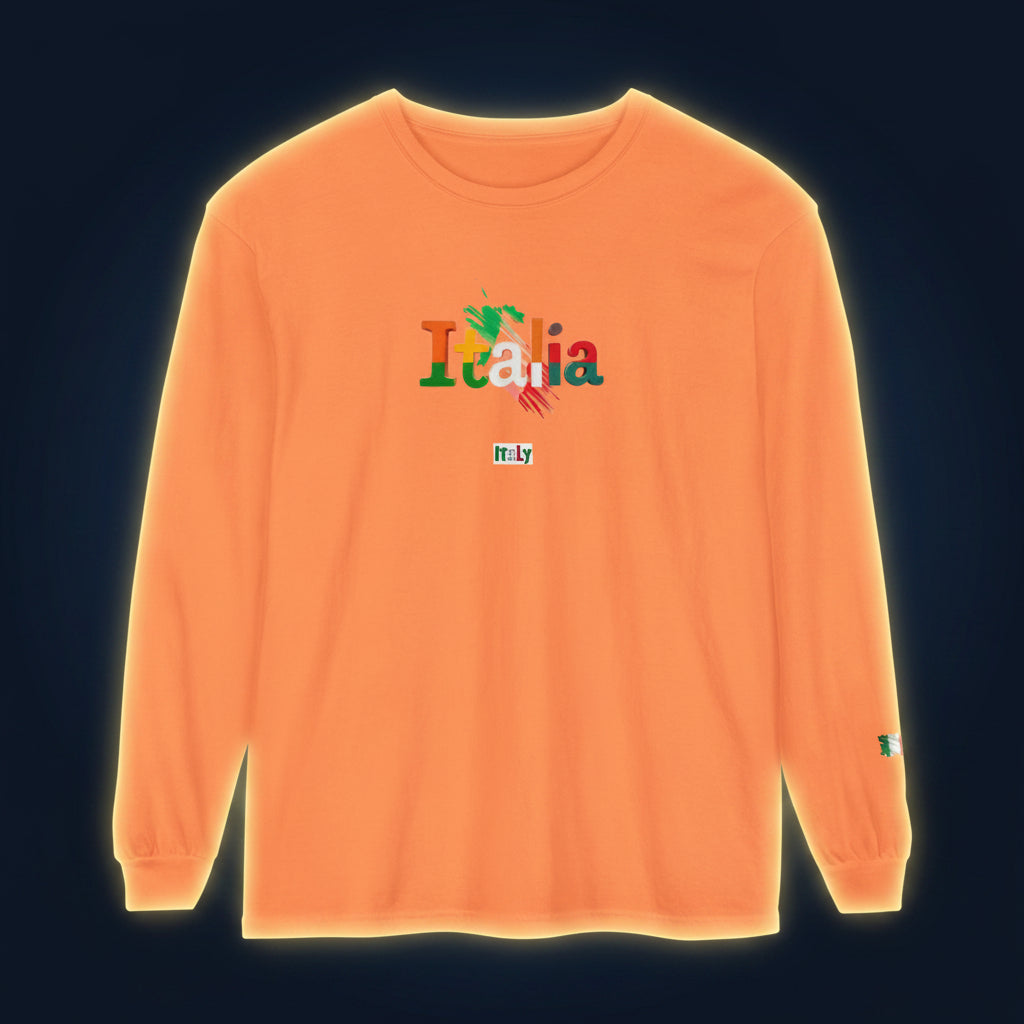 Italia Long Sleeve T-Shirt — Peace Message
