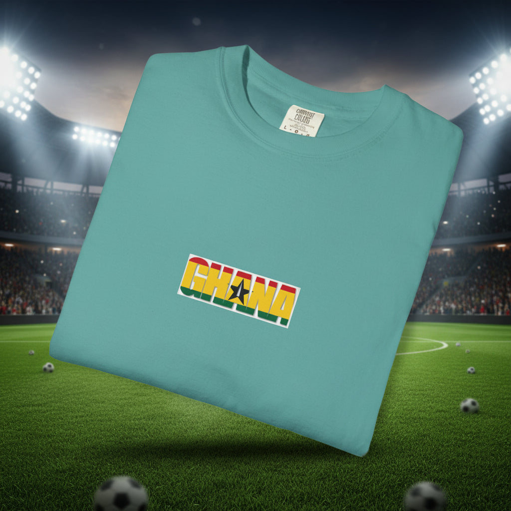 Ghana Soccer T-Shirt 100% Cotton