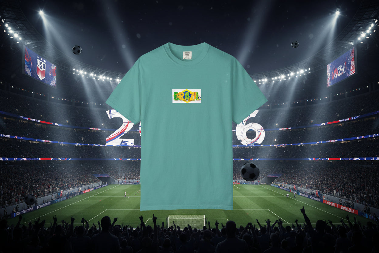 Brazil T-Shirt 100%  Cotton