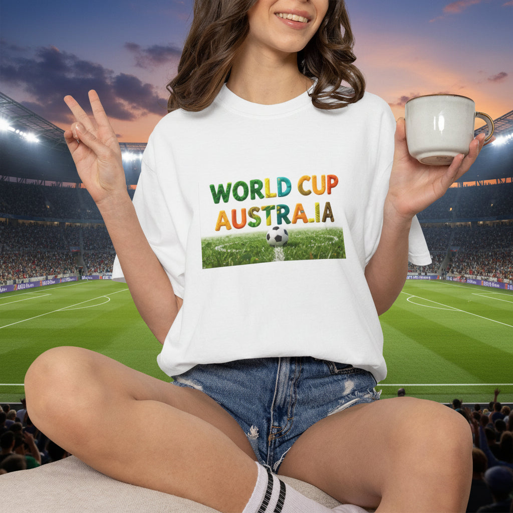 Australia World Cup 2026 Soccer 100%  Cotton