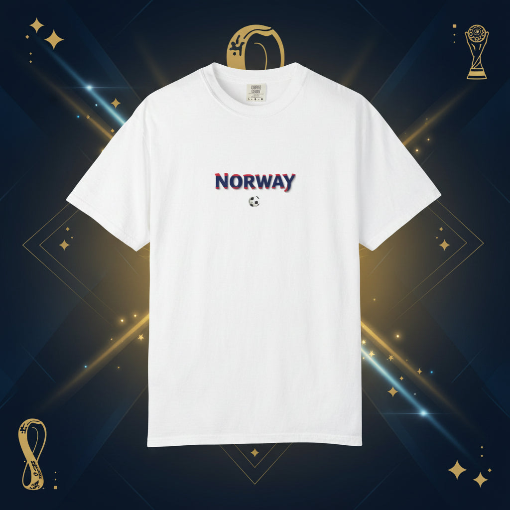 Norway World Cup 2026 Soccer 100%  Cotton