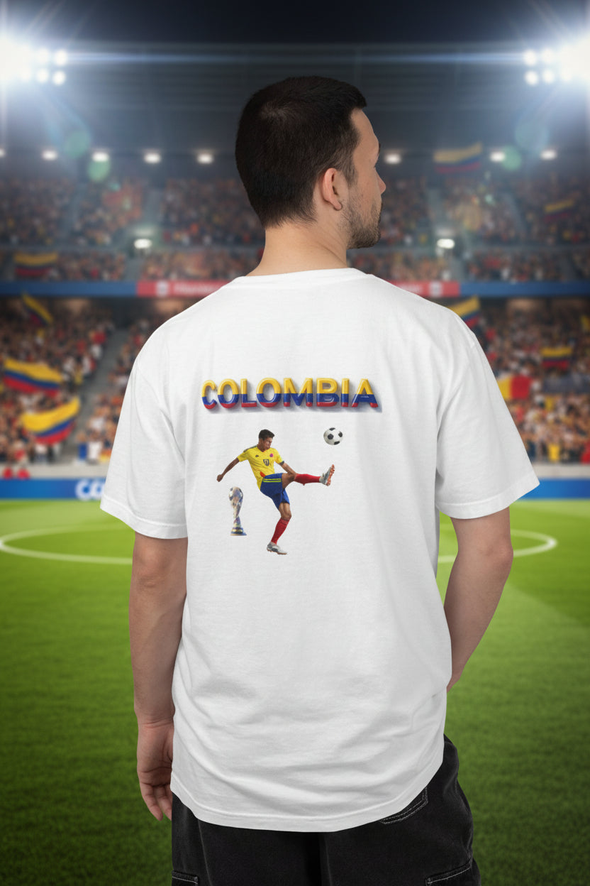 Colombia World Cup 2026 Soccer 100%  Cotton