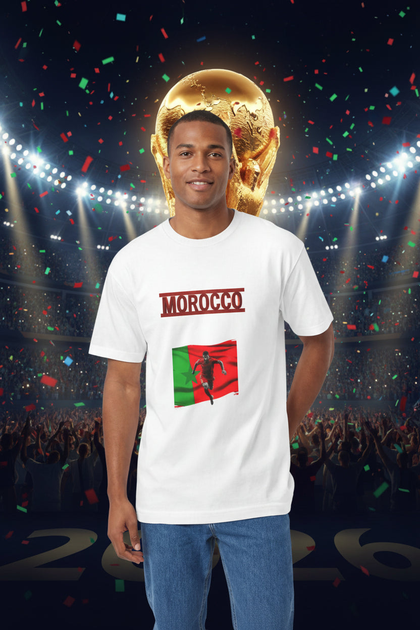 Morocco Soccer T‑Shirt