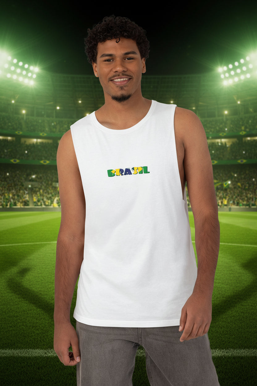 Brazil Flag Tank Top