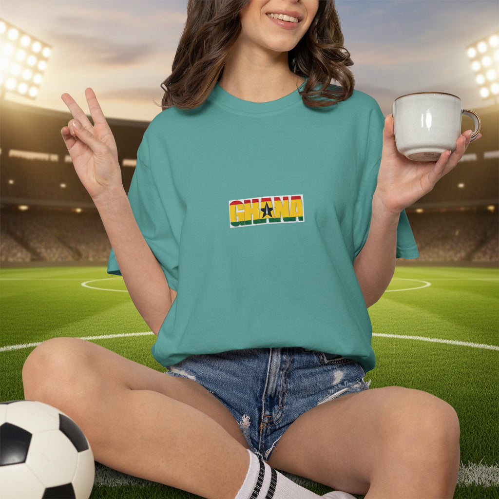 Ghana Soccer T-Shirt 100% Cotton