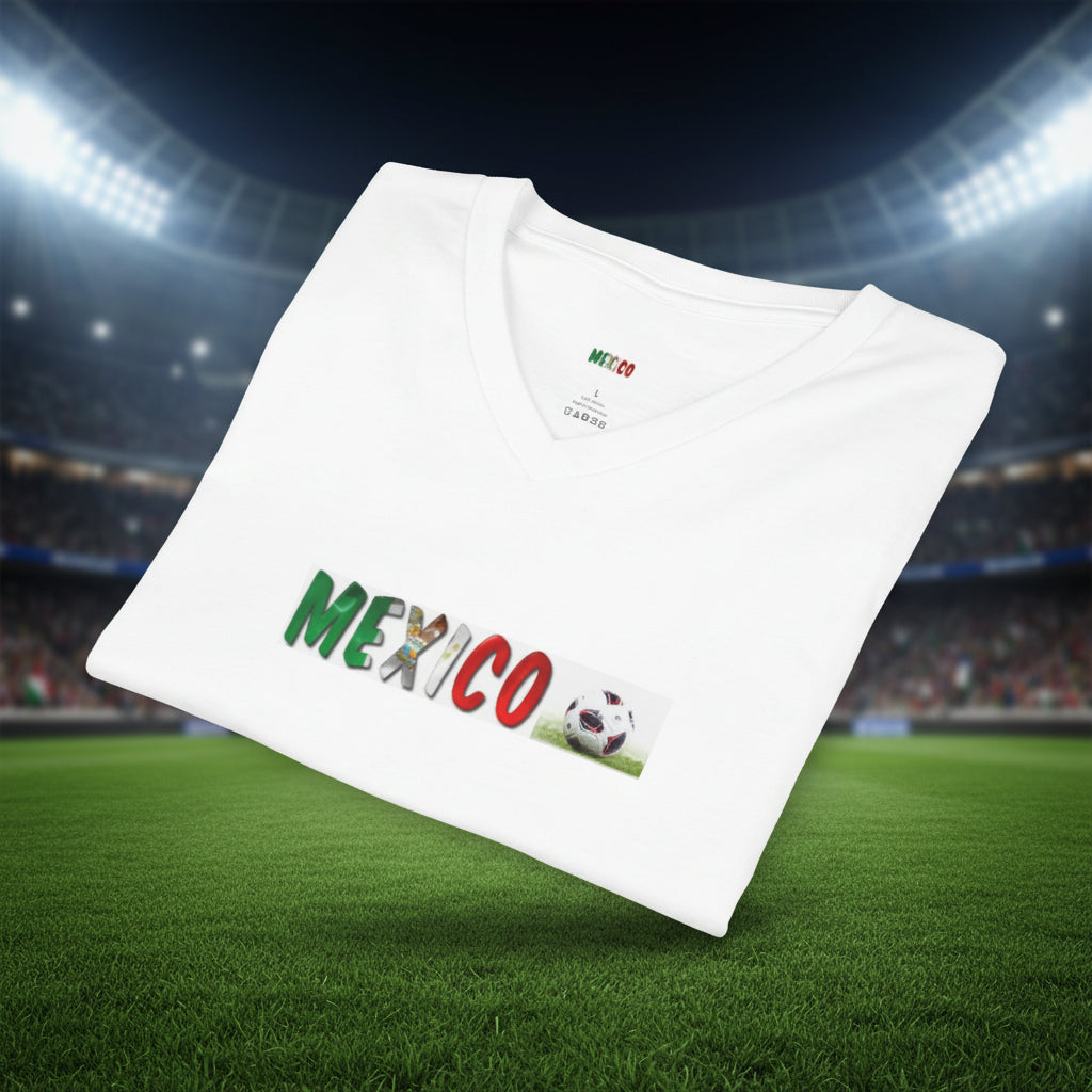 Mexico Soccer V-Neck Tee