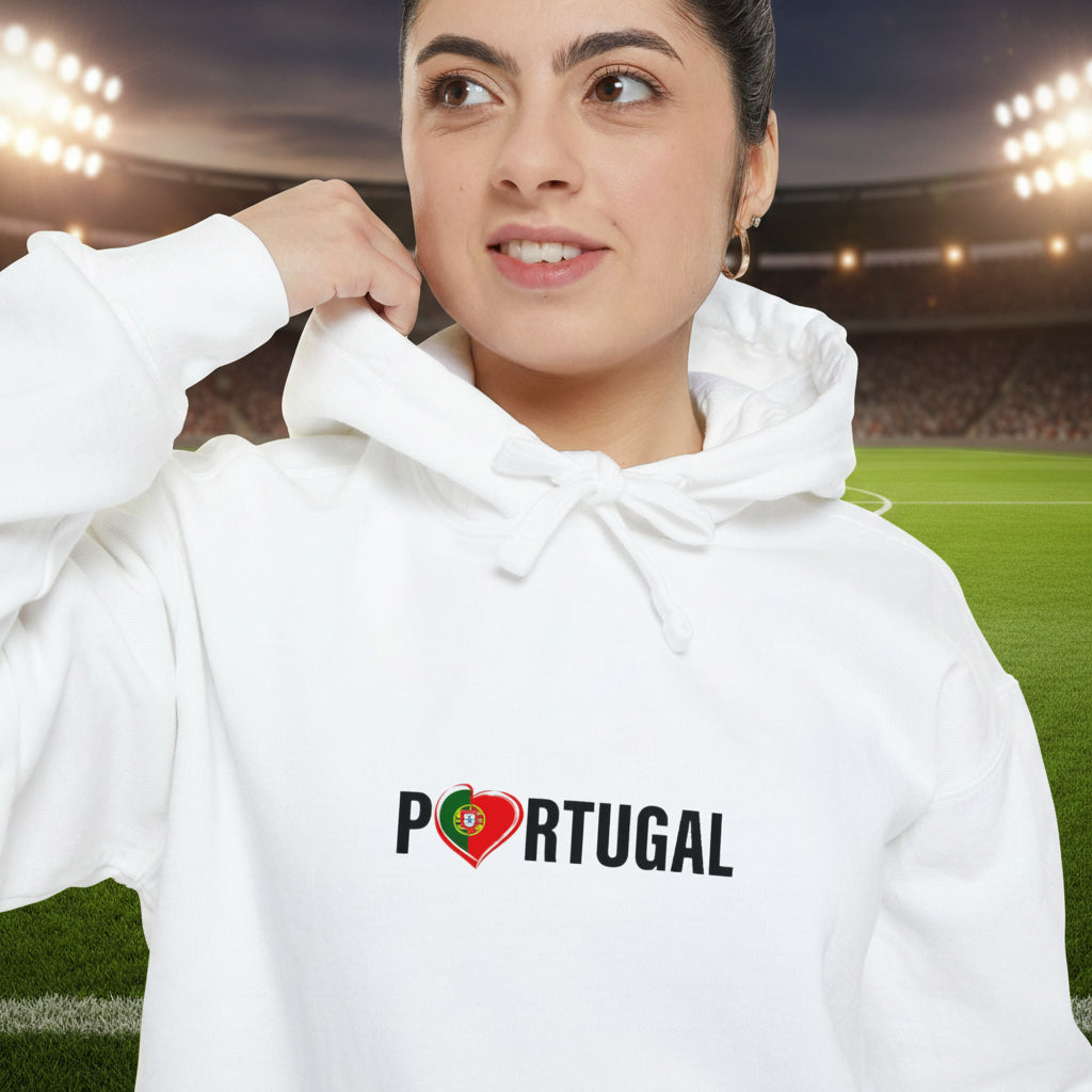 Portugal Heart Hoodie