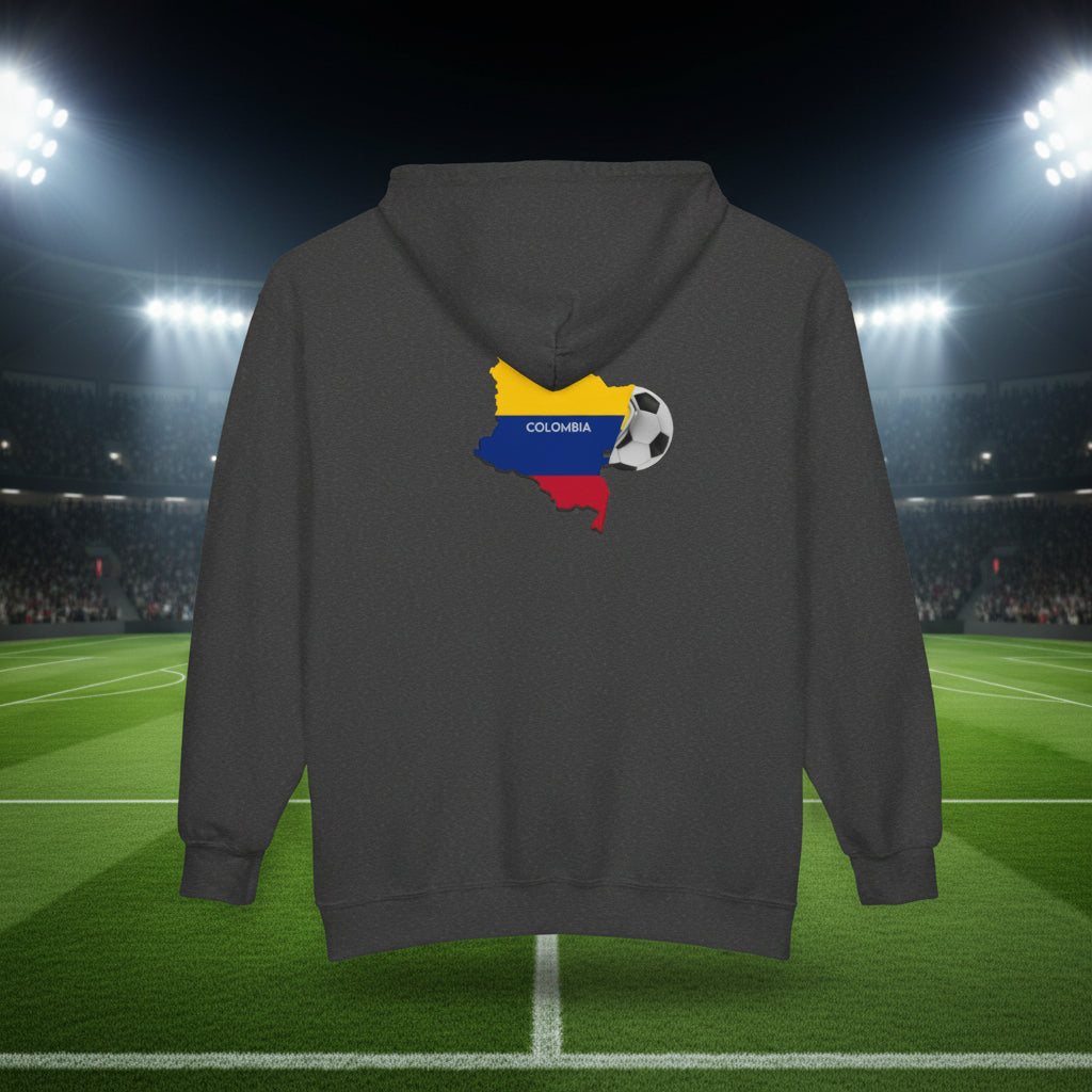 Colombia World Cup 2026 Soccer Zip Hoodie