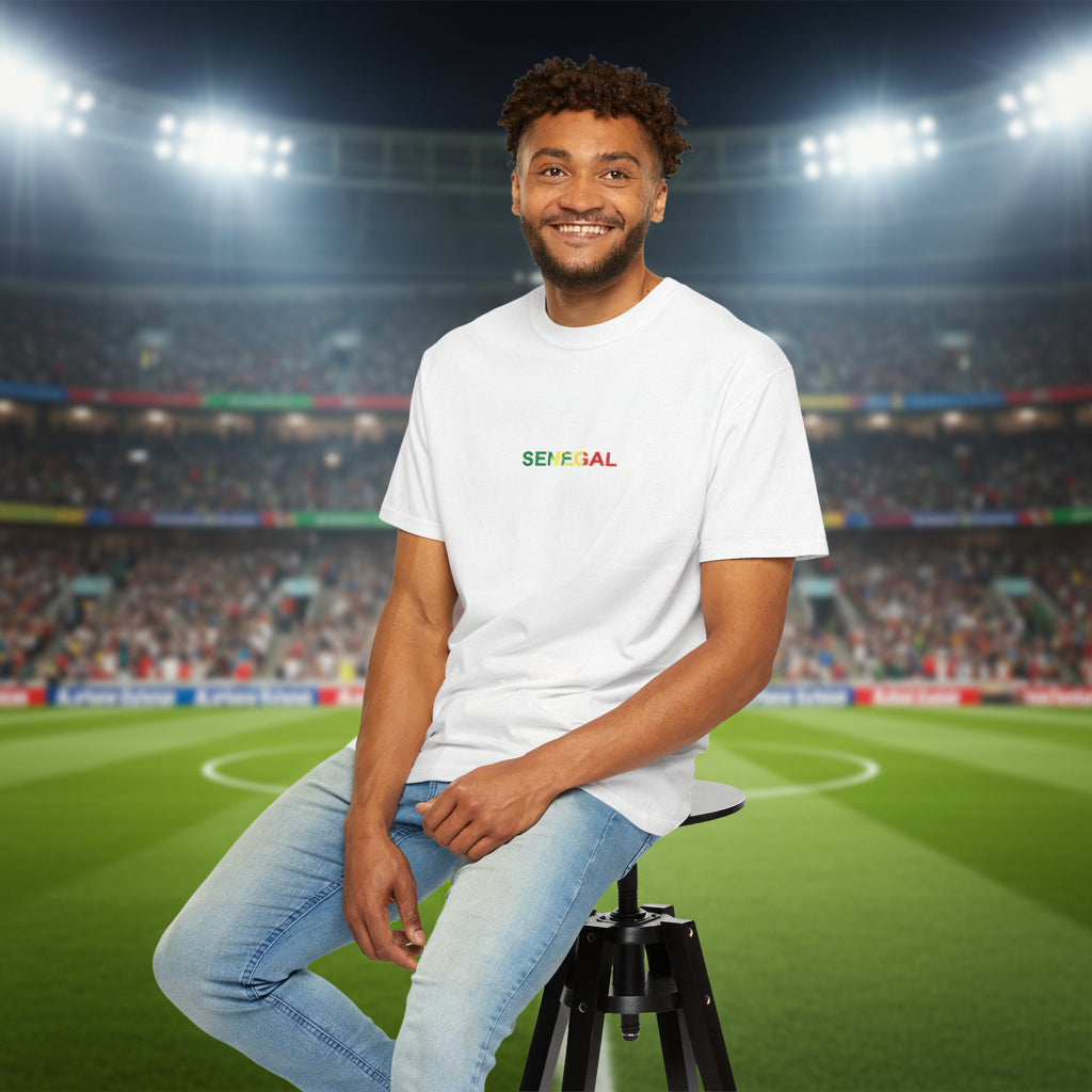 Senegal Soccer T-Shirt 100% Cotton