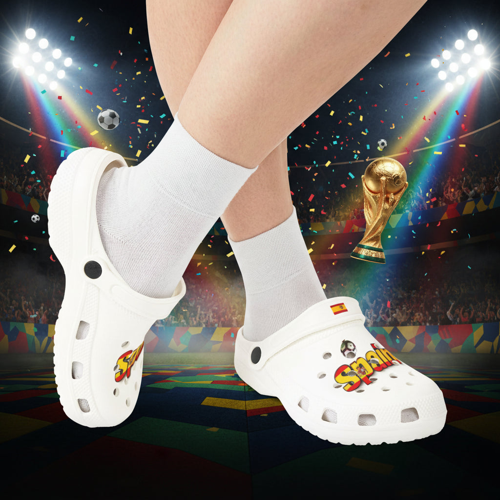 Spain Soccer EVA Clogs
