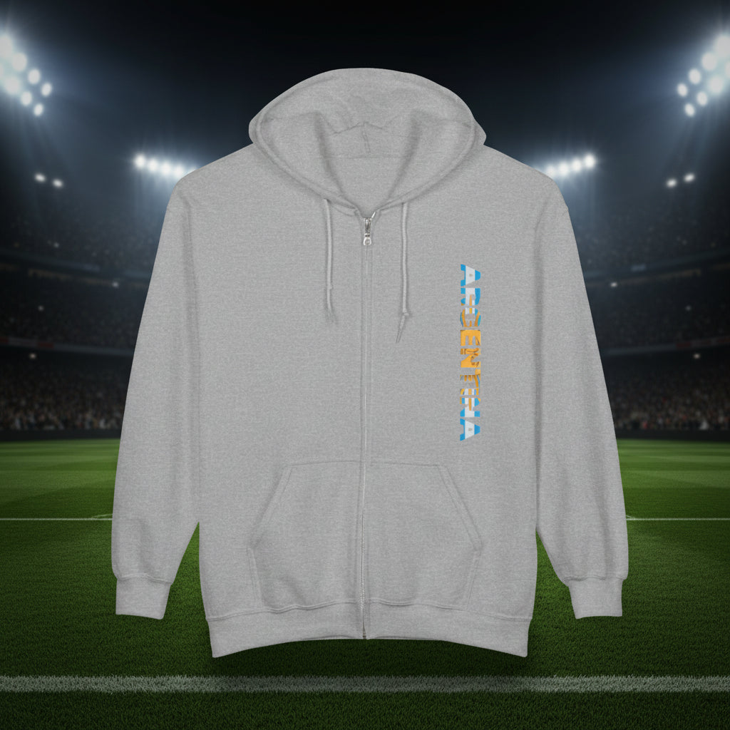 Argentina World Cup 2026 Soccer Zip Hoodie
